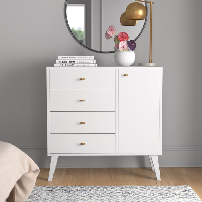 Mercury Row® Alyssa 4 Drawer Dresser & Reviews Wayfair